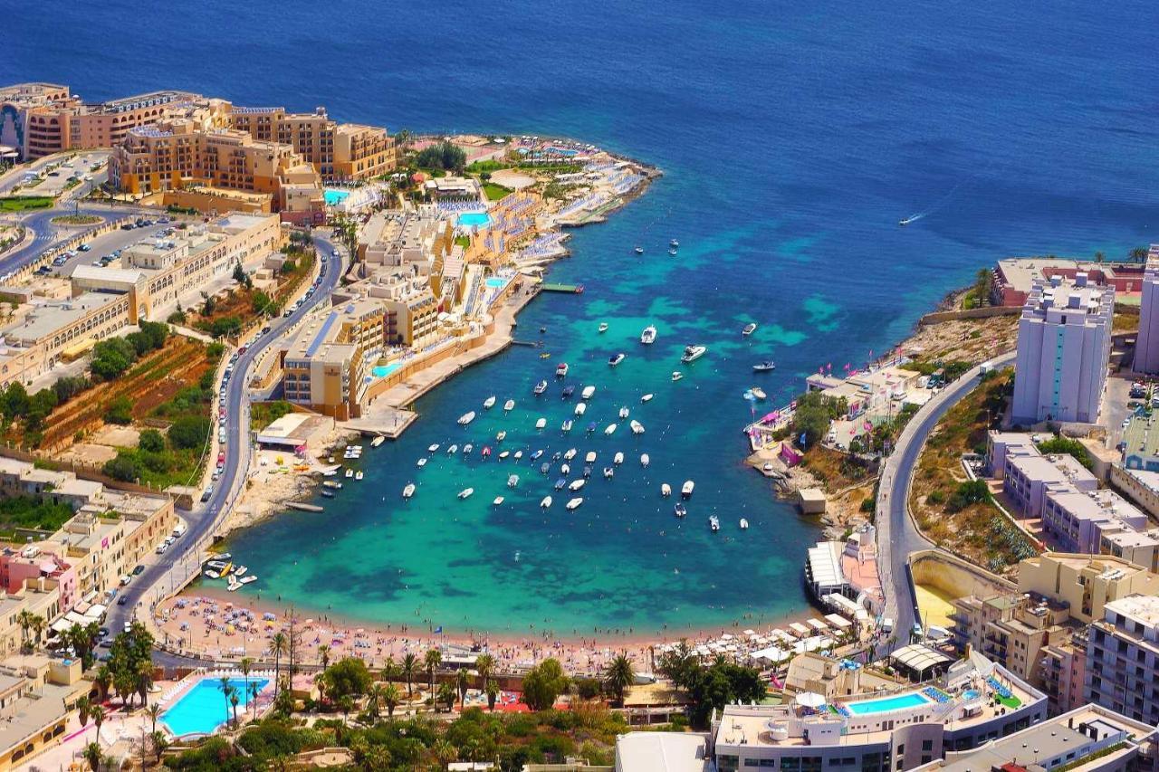 סליאמה Deluxe Apartment With Valletta And Harbour Views מראה חיצוני תמונה