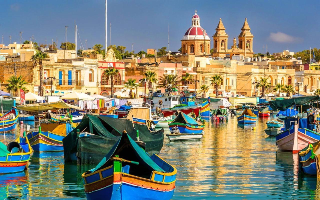 סליאמה Deluxe Apartment With Valletta And Harbour Views מראה חיצוני תמונה